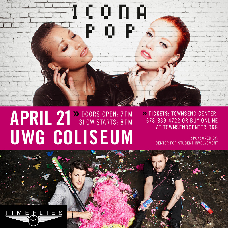 Icona Pop and Timeflies social media