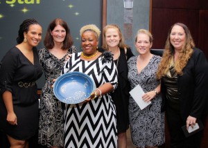 Tanner Health System’s Get Healthy, Live Well staff members Mahaya Clark, Gina Brandenburg, Christina Schoerner, Phyllis Head and Jamie Brandenburg are shown with Volunteer of the Year Annette Boykin. Get Healthy, Live Well recently honored the hundreds of volunteers dedicated to making west Georgia a healthier place to live, learn, work, play and pray.